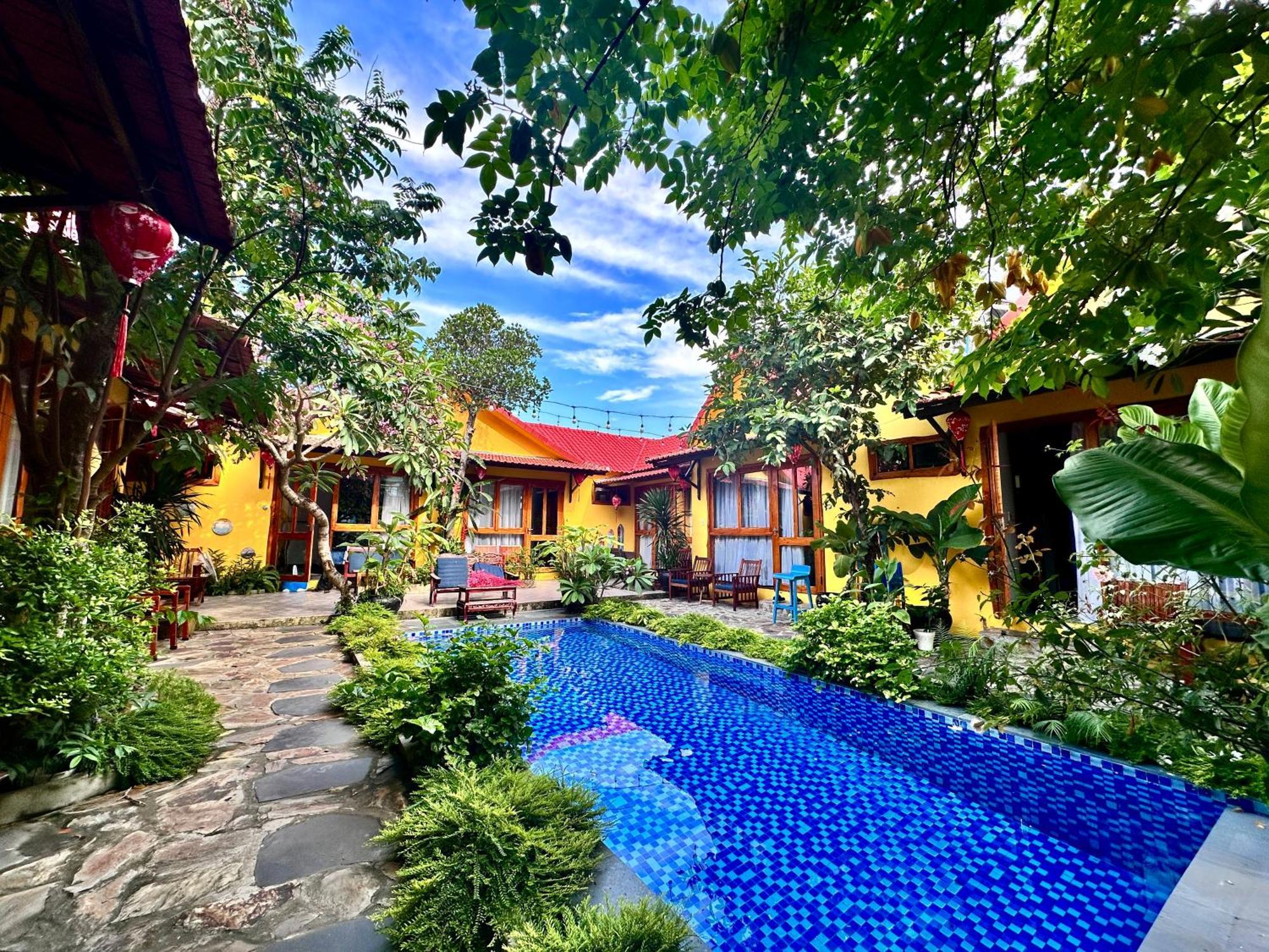 La Belle An Bang Seaside Hideaway-3 Min Walk To Beach,Pool,Family Friendly ฮอยอัน ภายนอก รูปภาพ