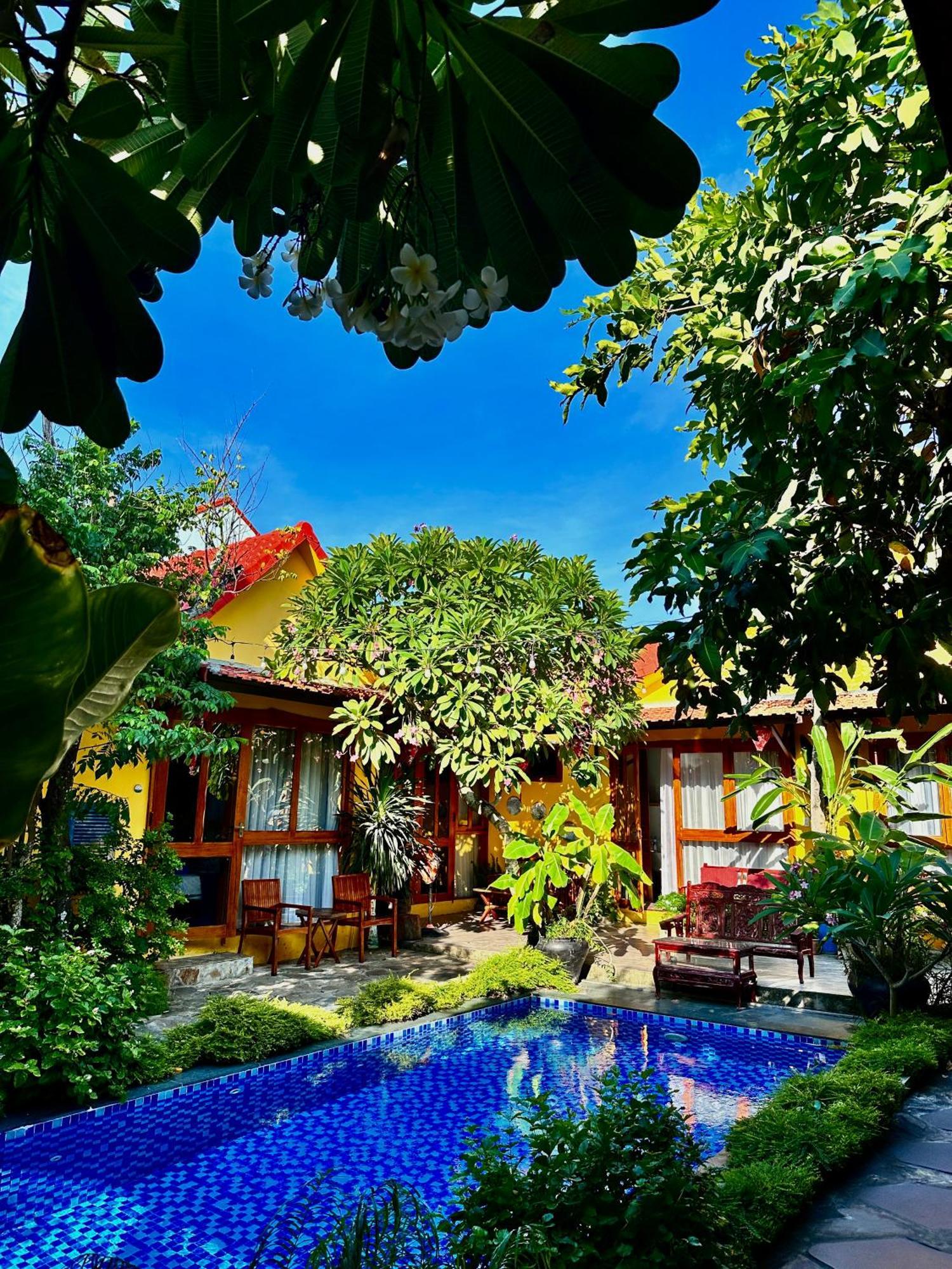 La Belle An Bang Seaside Hideaway-3 Min Walk To Beach,Pool,Family Friendly ฮอยอัน ภายนอก รูปภาพ